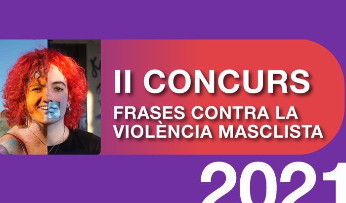 Segona edició del Concurs de frases contra la violència masclista