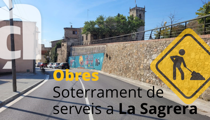 Soterrament de serveis a La Sagrera