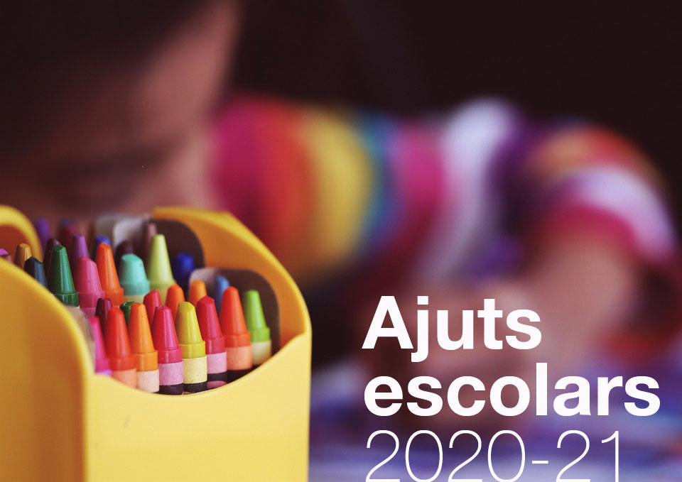 Publicació dels ajuts escolars per al curs 2020-2021