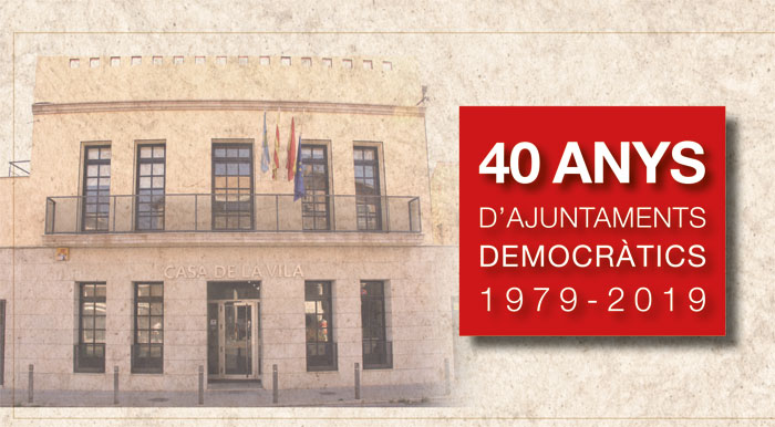 Celebració del 40è aniversari dels Ajuntaments democràtics