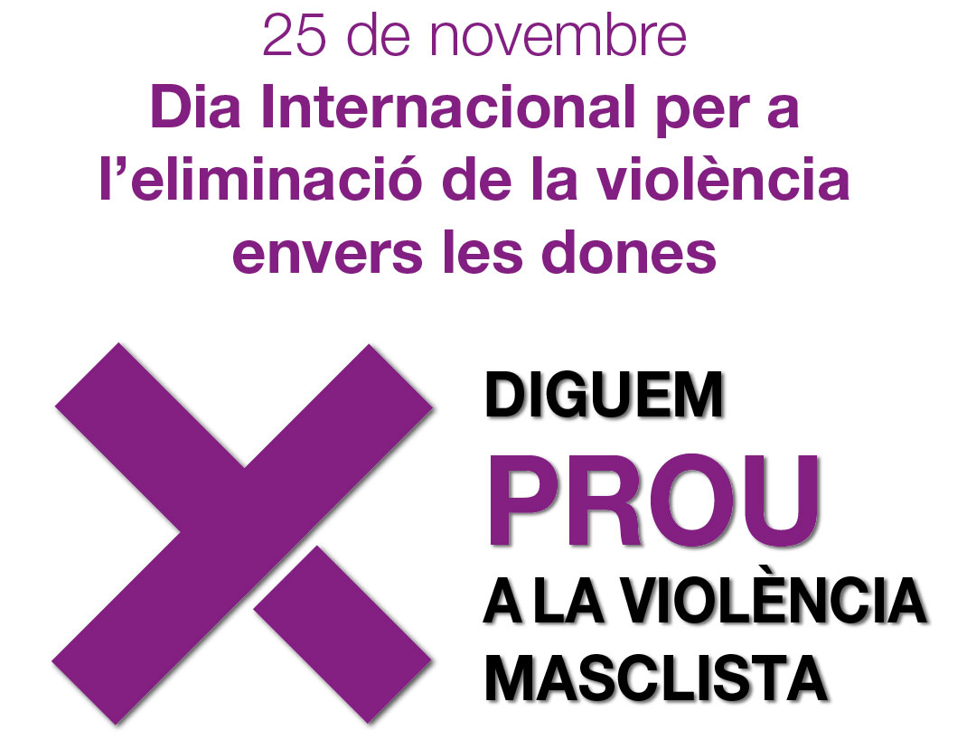Commemoració del Dia Internacional per a l'Eliminació de la Violència vers les Dones
